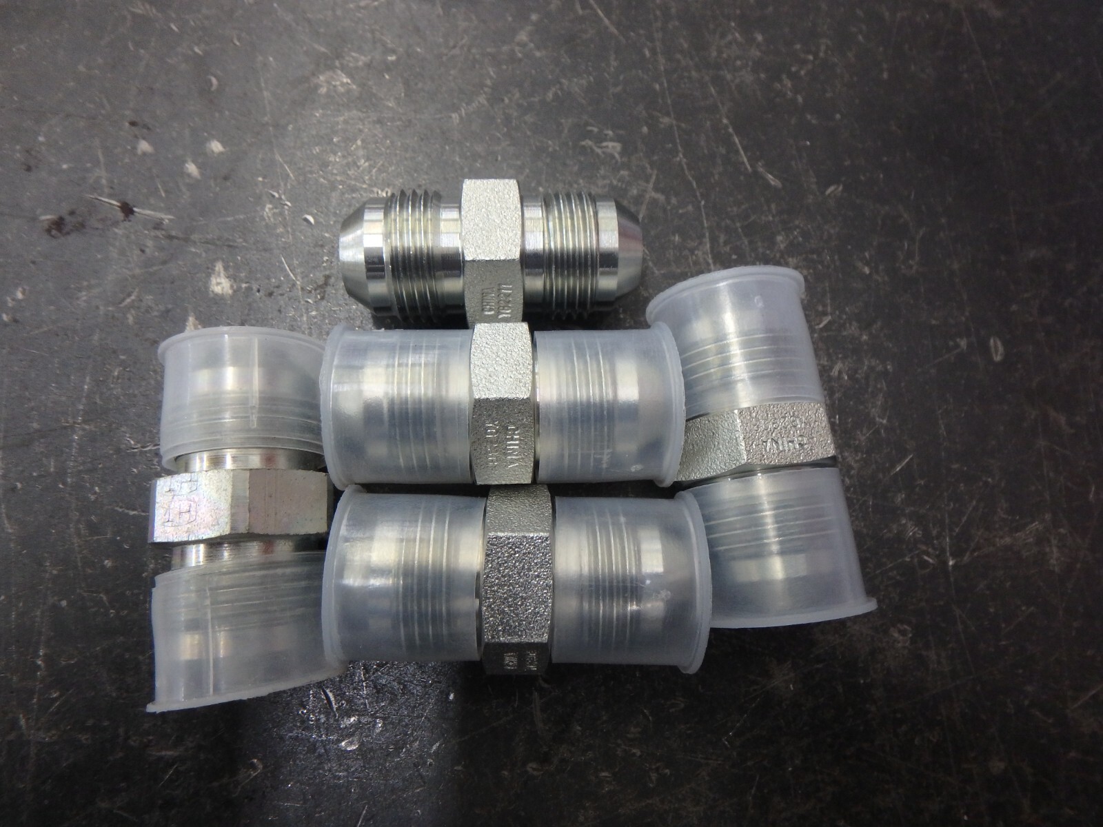 2403-08-08, 8MJ to 8MJ, Adapter Fittings Lot of 5