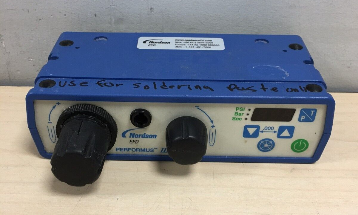 Nordson EFD 7012332 Performus III Syringe Fluid Dispenser Timer Controller(ONLY)