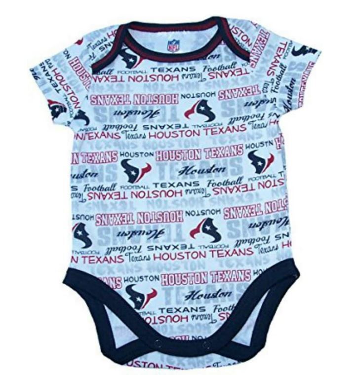 Houston Texans Infant One Piece Bodysuit Creeper - White