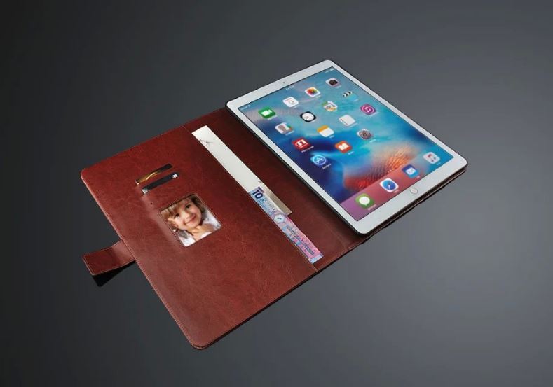 iPad Pro 9.7" (2016) PU Leather Folio Stand Case Cover w/ Sleep/Wake