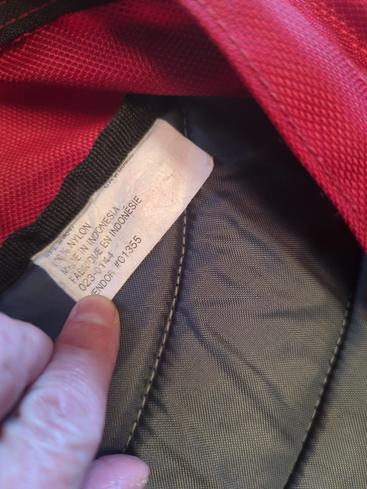 Eddie Bauer EBTEK Backpack EB1920 Red & Black Outdoors Large