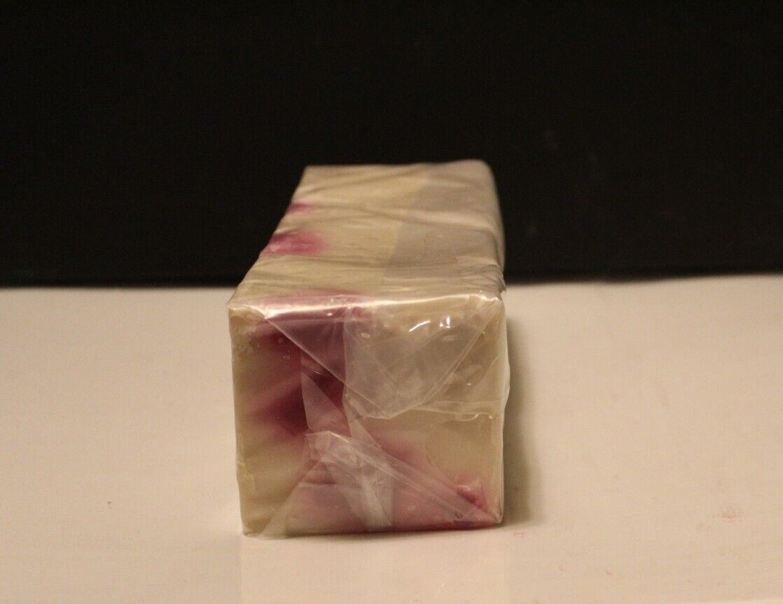 Pomegranate Cherry Handmade soap loaf precut 9 bars