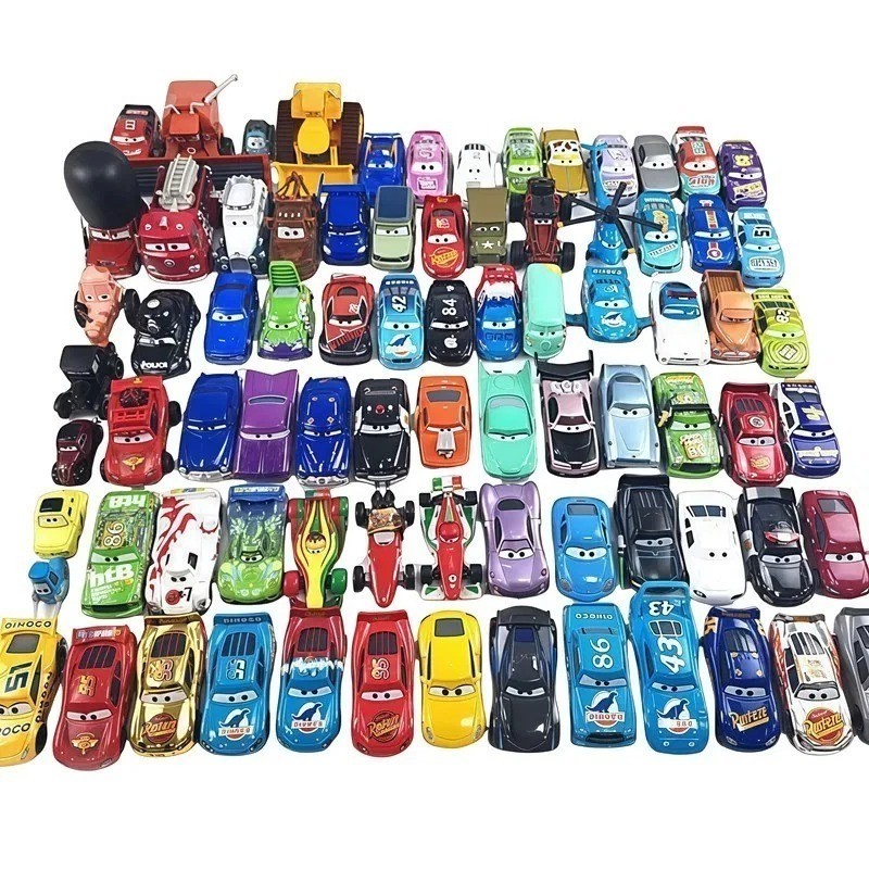 Disney Pixar Cars Lot Lightning McQueen 1:55 Diecast Model Car Toys Gift Kids