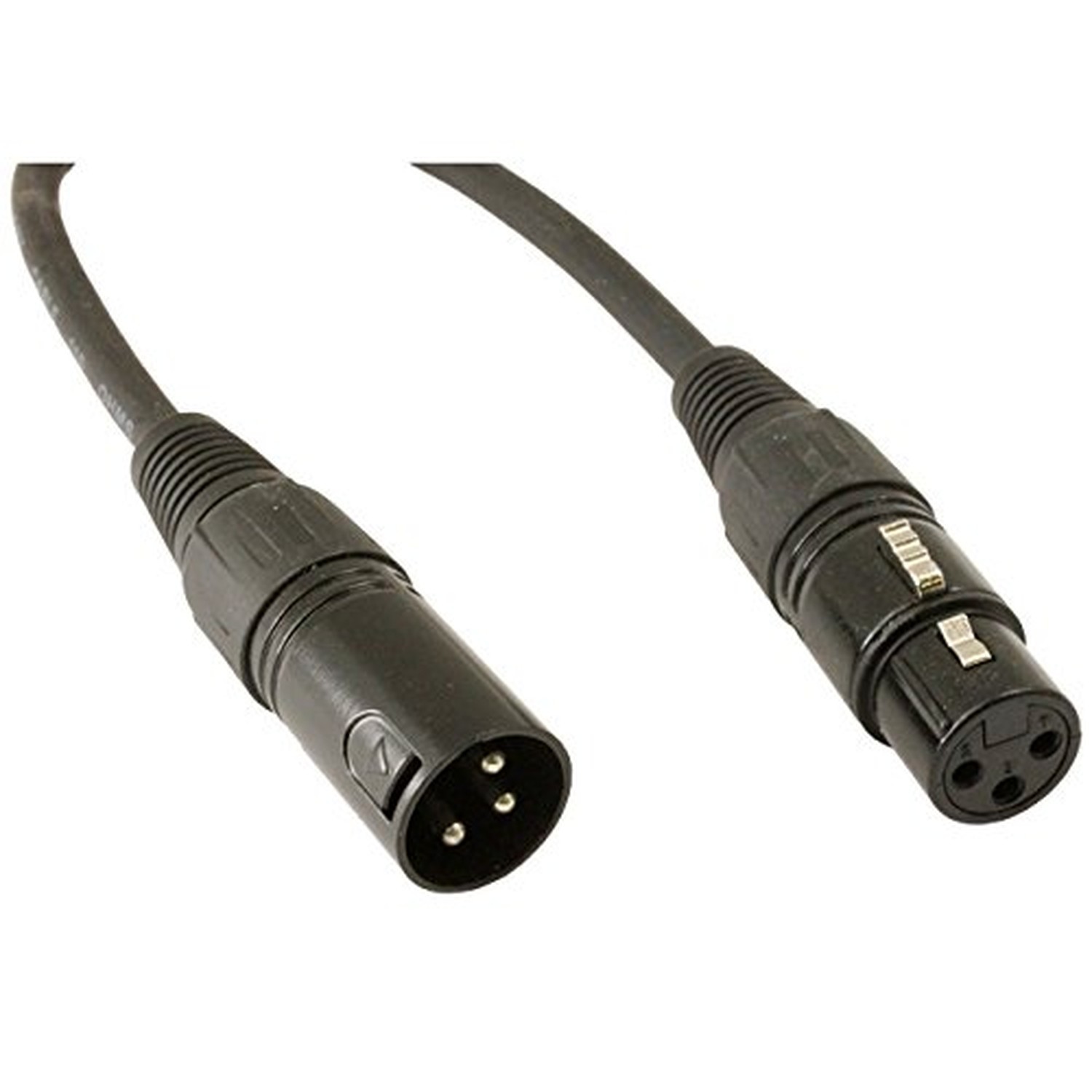 110 ohm 3 Pin DMX Lighting Cable (15 ft, 5 Cable Pack)