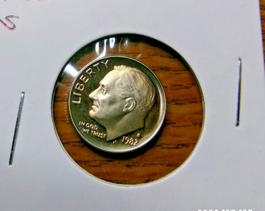 1982 S CLAD Proof Roosevelt Dime US Mint FROM PROOF SET