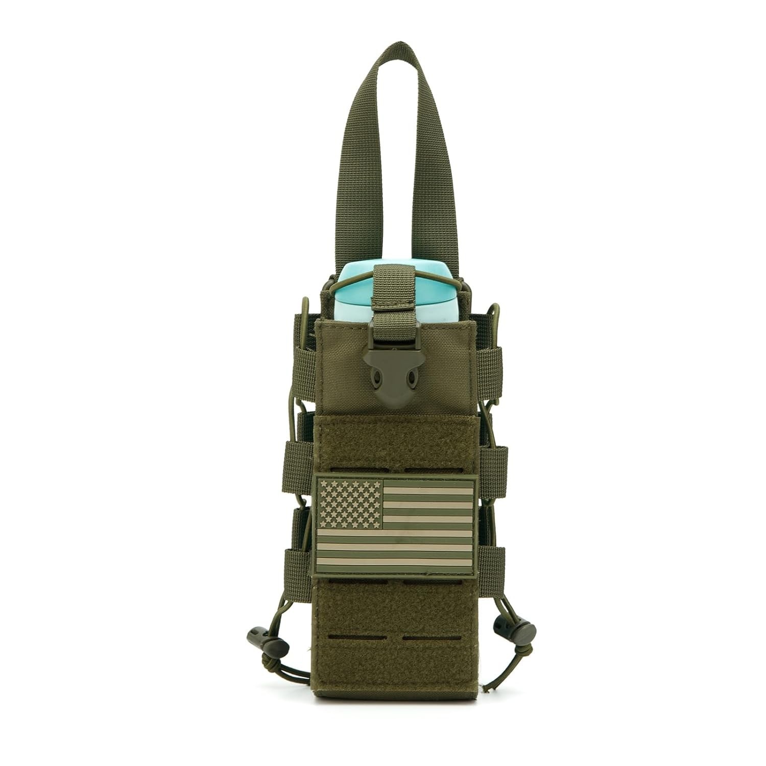 TSG Molle Water Bottle Holder Molle Pouch Carrier with Strap for Walking