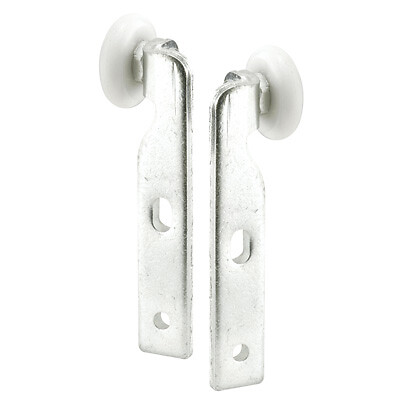 CRL N6519 7/8" Side Mount Nylon Wardrobe Door Roller