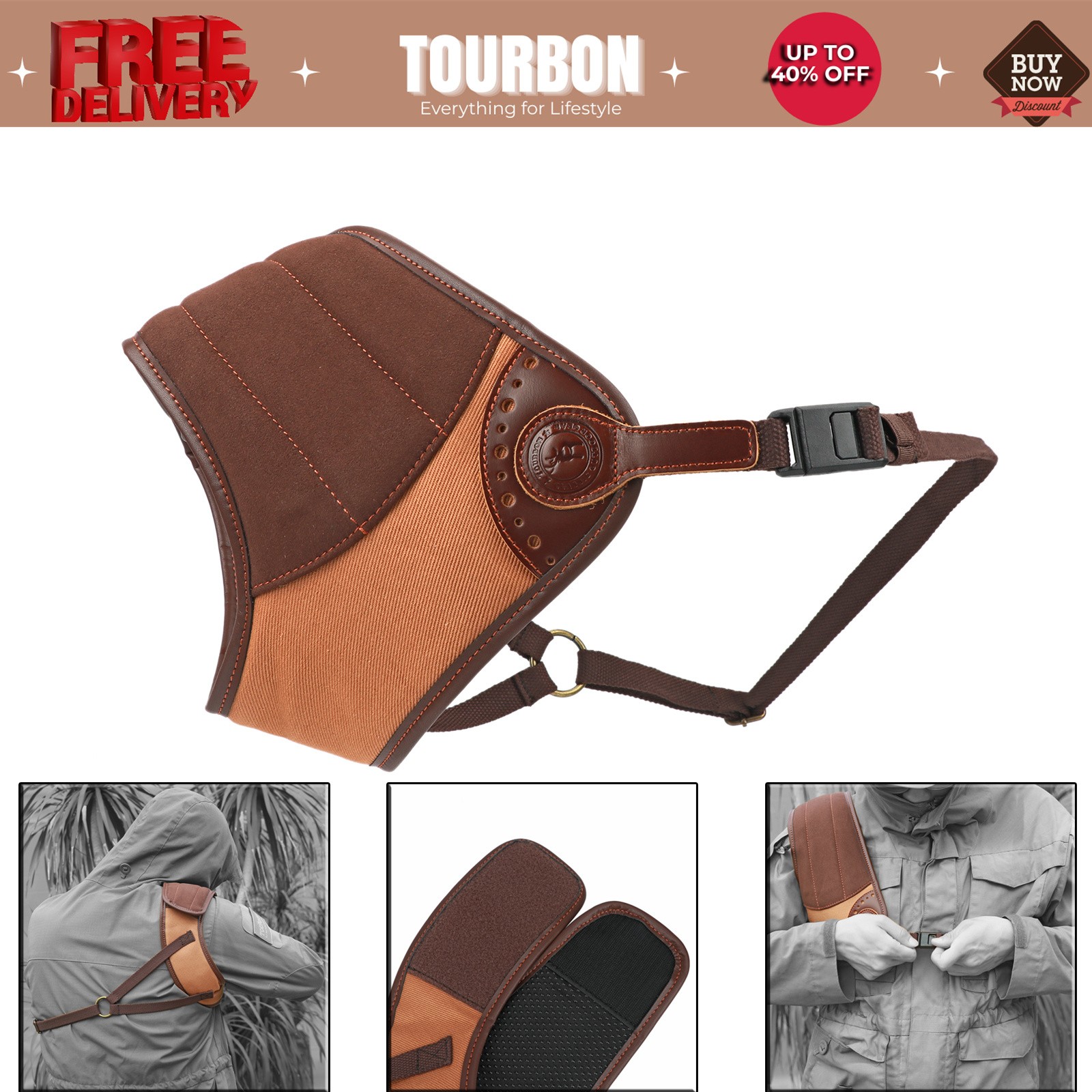 Shooting Shoulder Wear Recoil Pad Rifle Shotgun Protector Field Cushion