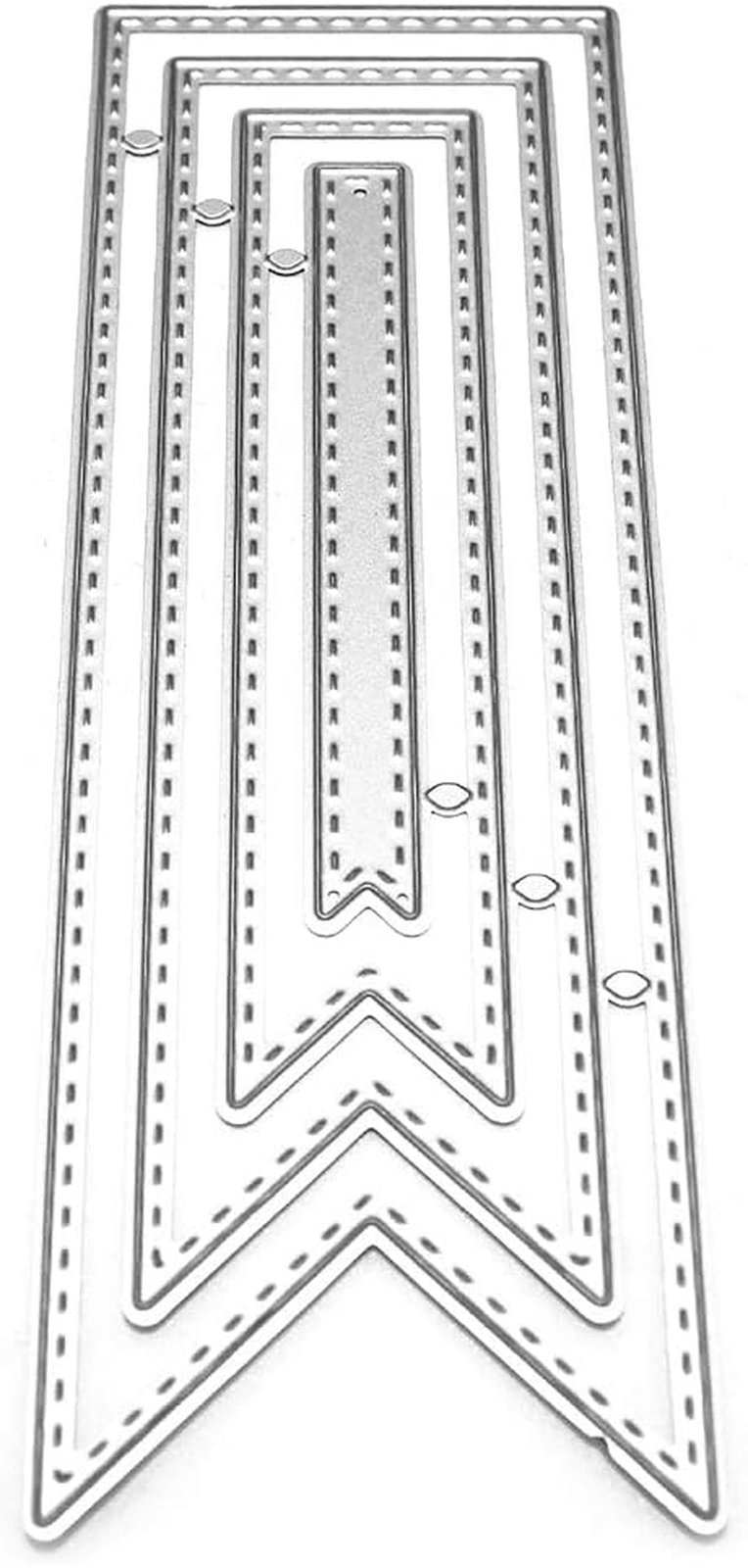 Ribbon Die Cut for Card Making, Ribbon Metal Cutting Dies Congratulations Die...