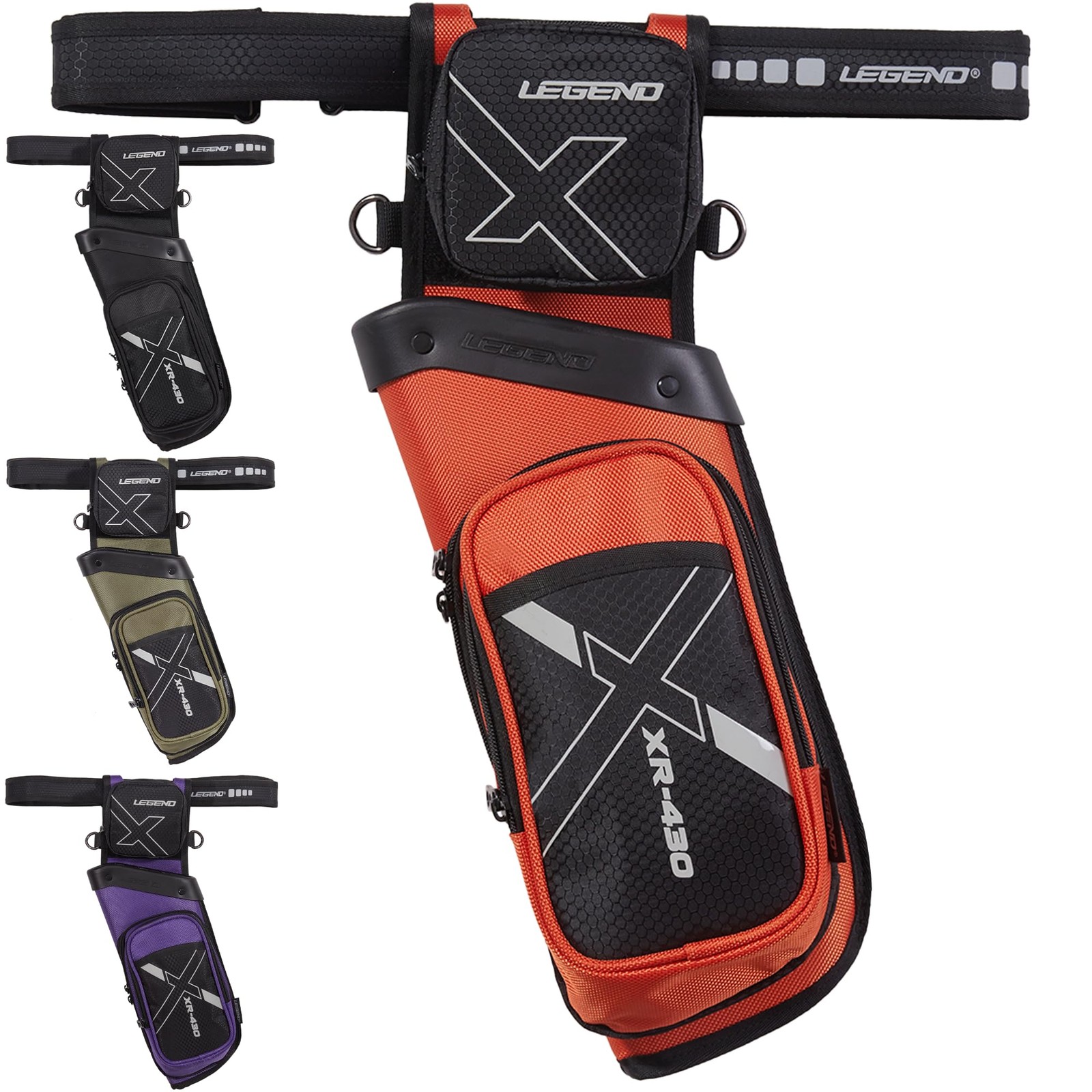 XR430 Field Quiver for Arrows - Right-Handed Hip Arrow Quiver with Removable Rel