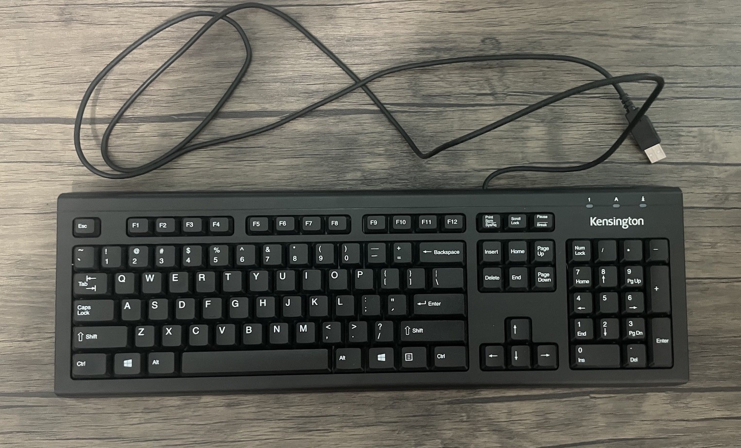 Kensington Keyboard For Life PK1100U K64370A K72446US Tested Working USB Connect