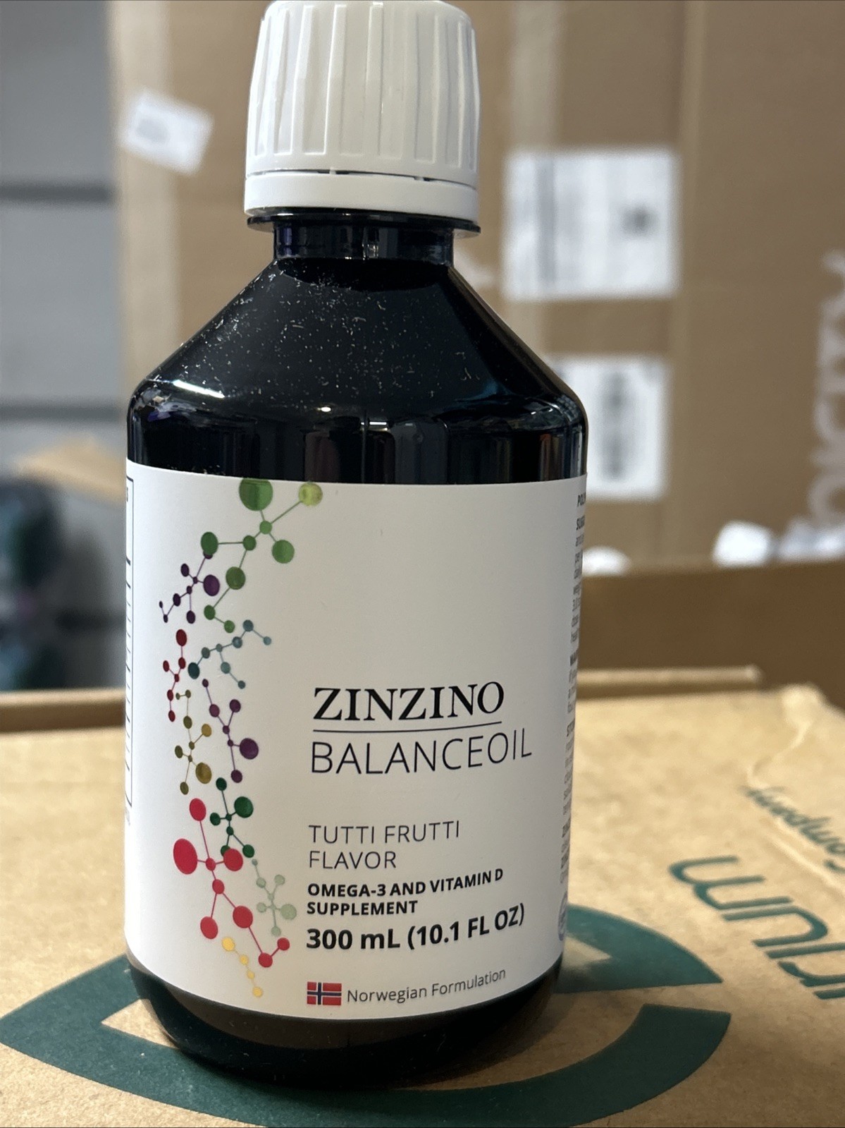 Zinzino Balance Oil+ Tutti Frutti 300 mL (10.1 oz) - New / Sealed! Exp 6/2027