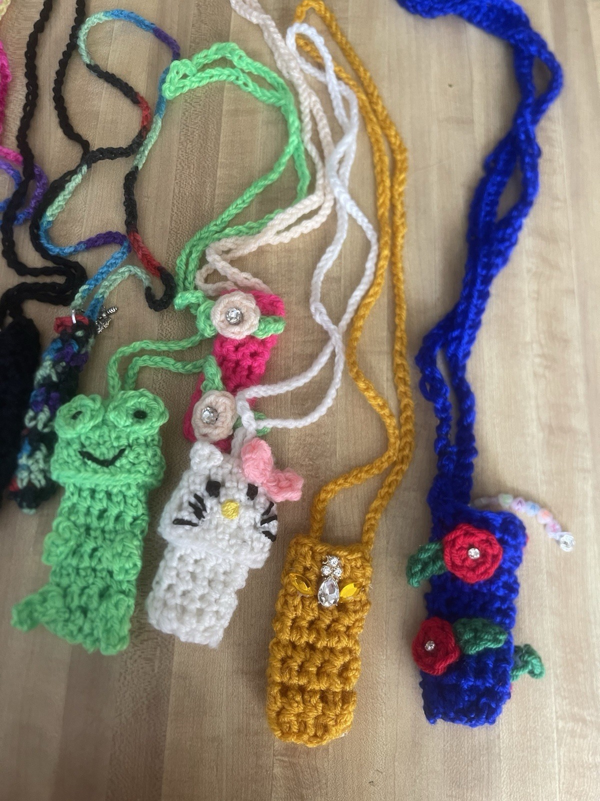Crocheted Covers For Pens Or Lighters