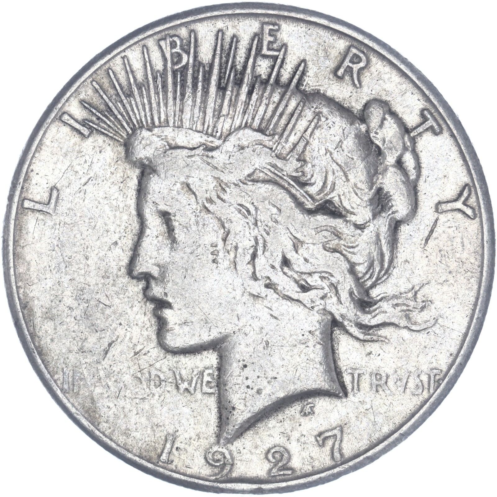 1927 S Peace Dollar Very Fine See Pics K104