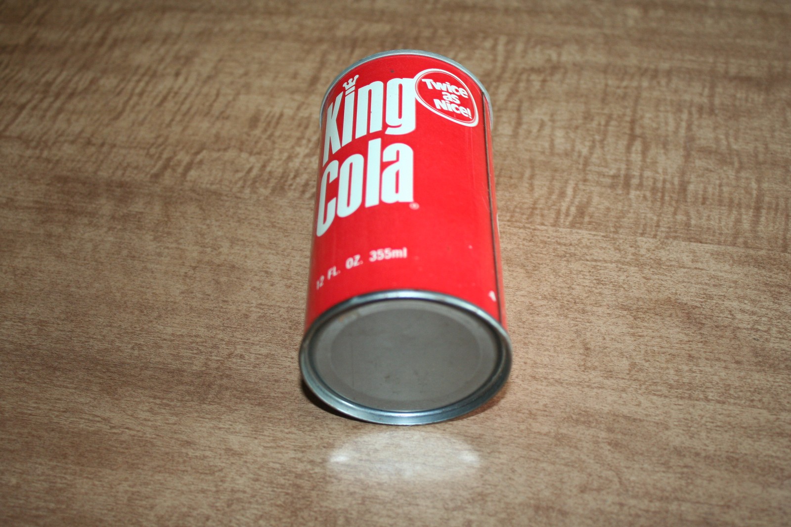 Vintage King Cola Empty 12 Ounce Steel Pull Tab Can Opened See Pix!!