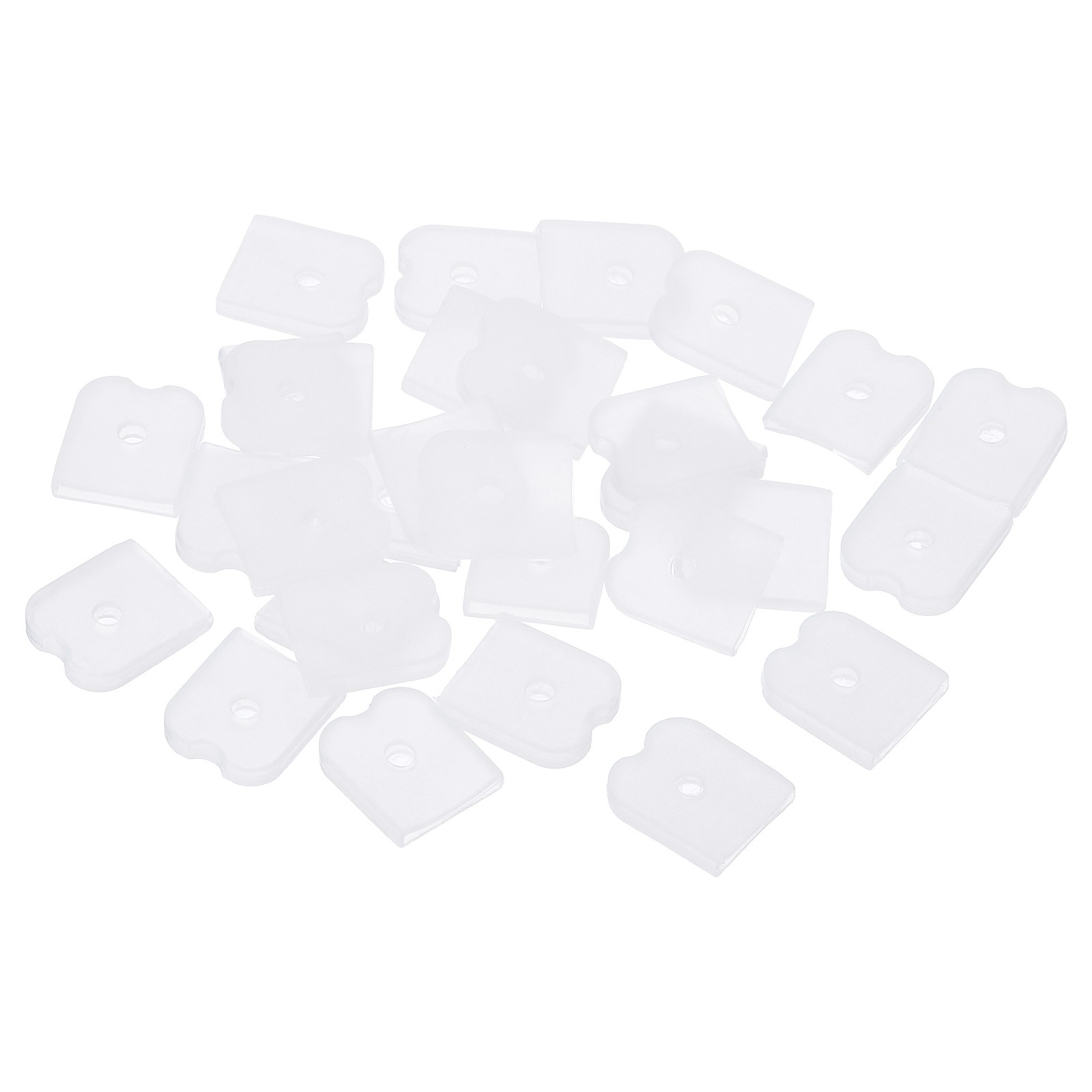 12mm Silicone End Caps for Sewing, 30Pcs Collar Corset Spiral Boning Tips, White