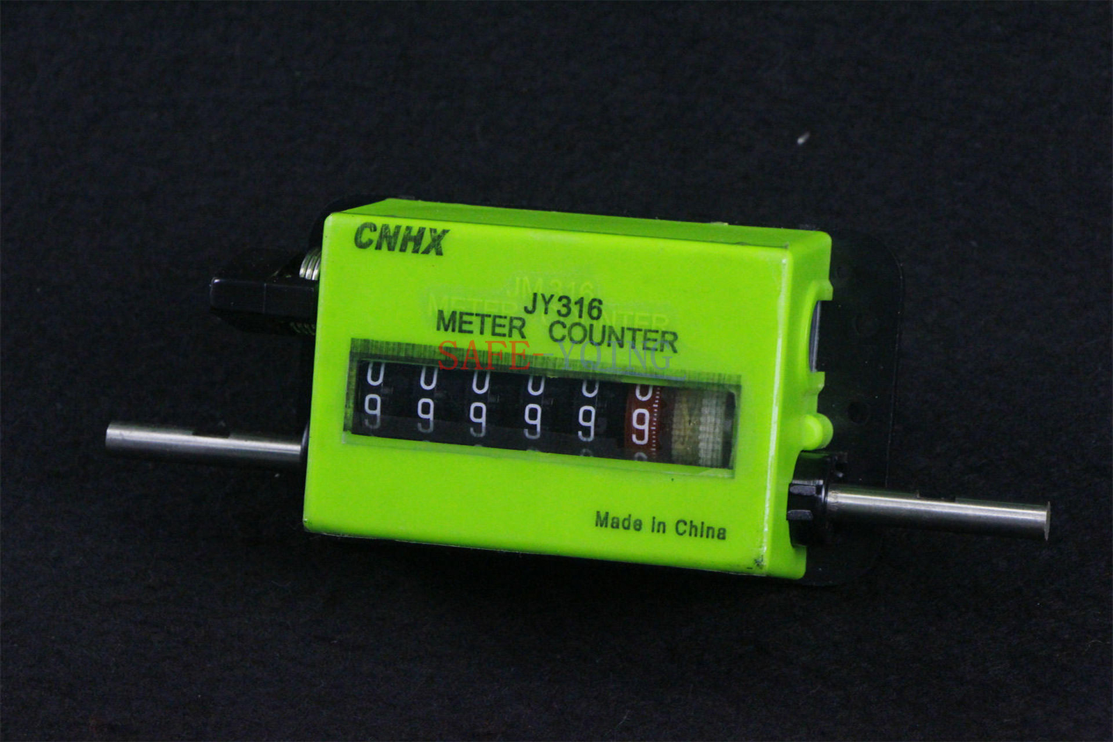 ONE 6-Digit Mechanical Yard Counter Length Counter Rolling Wheel Decoder JY316