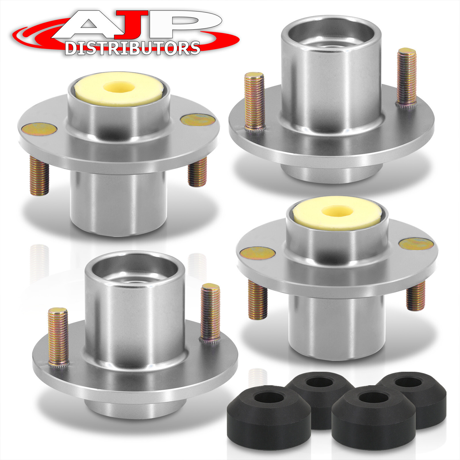 4PCS Aluminum Top Hat Extender Coilover Shock Mount SL For 1988-2000 Honda Civic