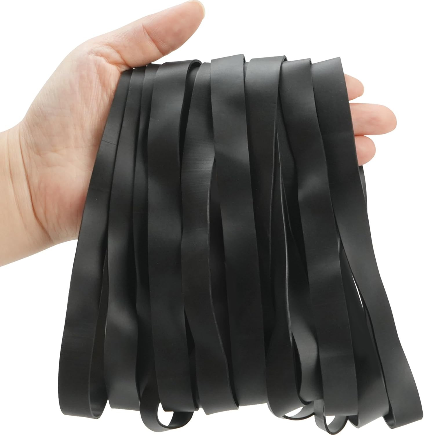 Large Rubber Bands, 30Pcs Size #107 Big Wide Elastic Bands, Heavy Duty Black ...