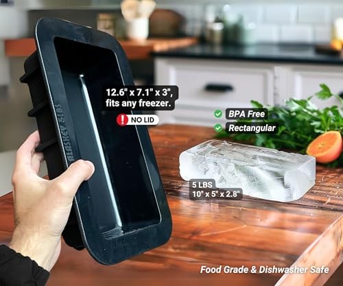 Extra Large Ice Block Mold 5 lbs (Single)