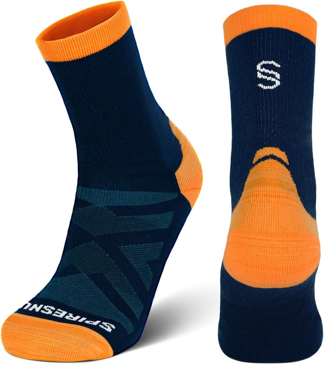 Merino Wool All-Season Hiking Socks with Targeted Cushion for Men and Women