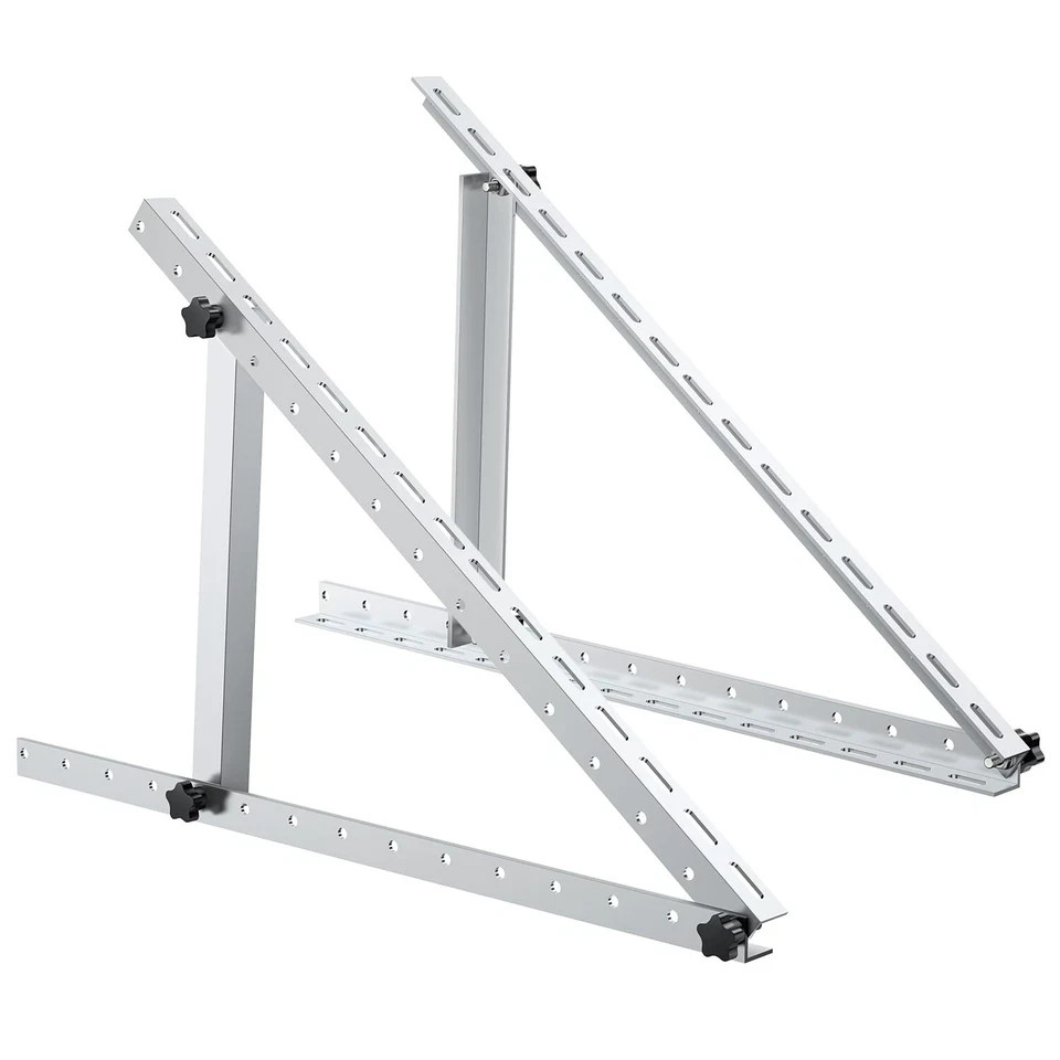Renogy Solar Panel RV Tilt Mount Brackets Rooftop Flat Surface Adjustable Frame
