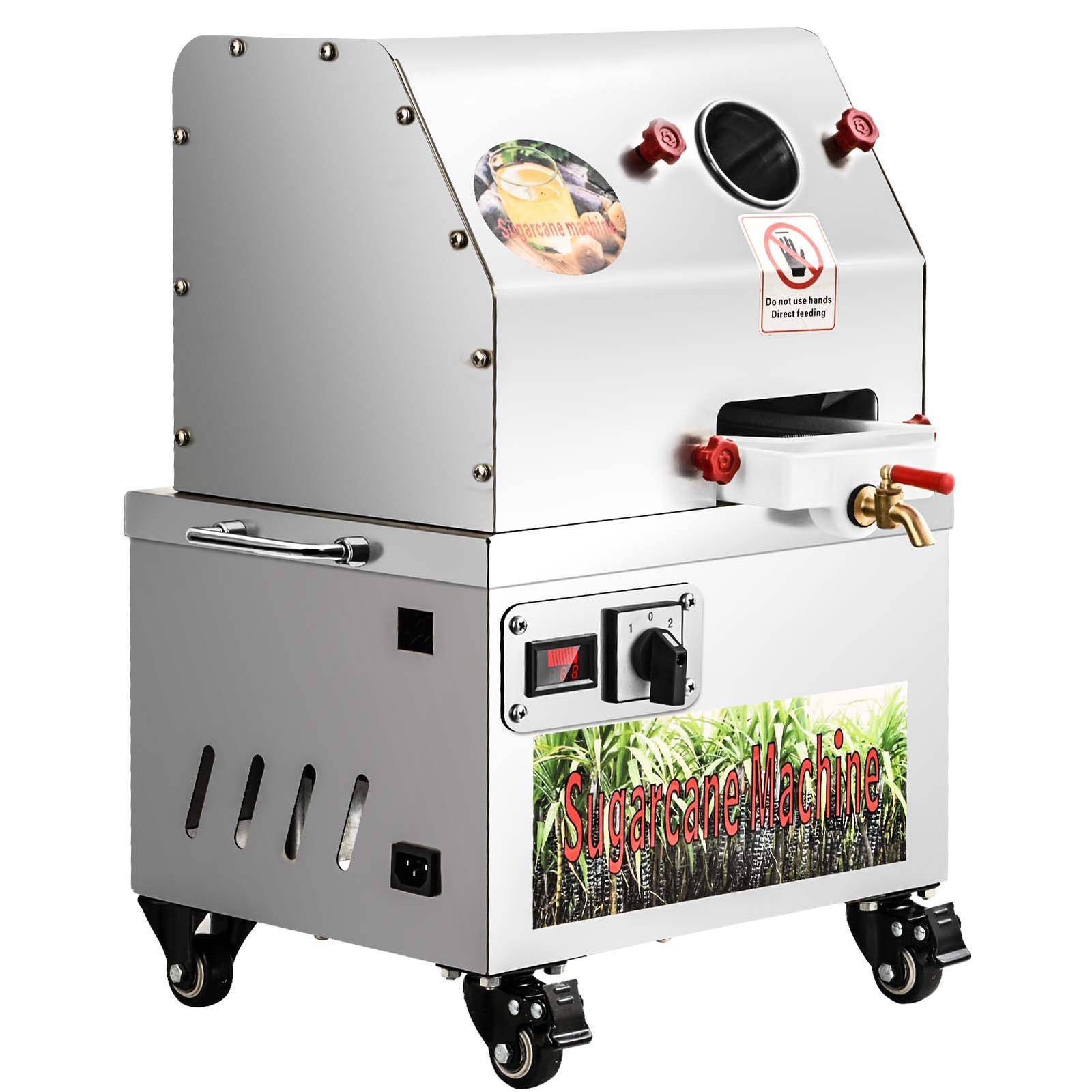 Commercial Sugar Cane Juicer Ginger Juicing Machine Press Machine Electric Desk