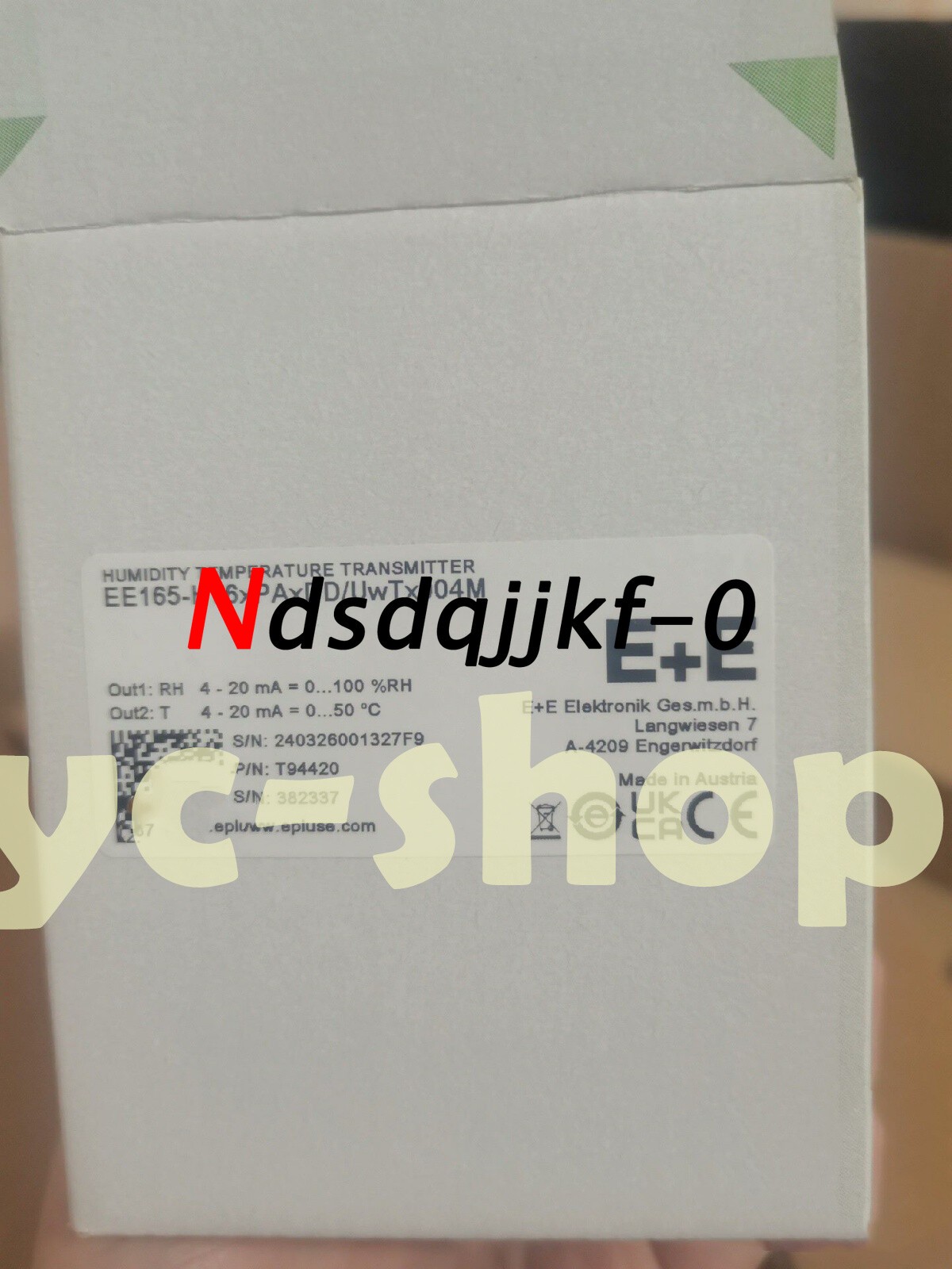new E+E EE165-HT6xPAxDD/Ux004M Temperature and humidity sensors via FedEx or DHL