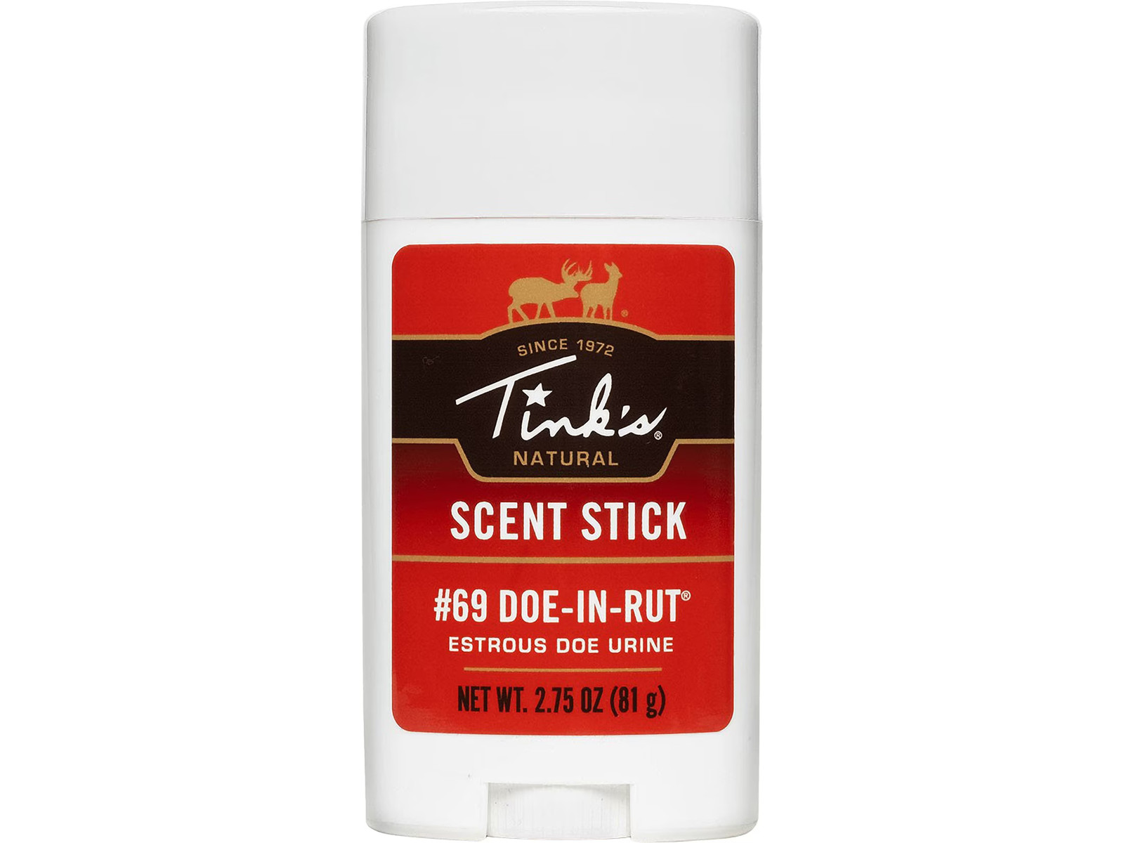 Tink's #69 Doe in Rut Deer Scent Stick Natural 2.75 oz