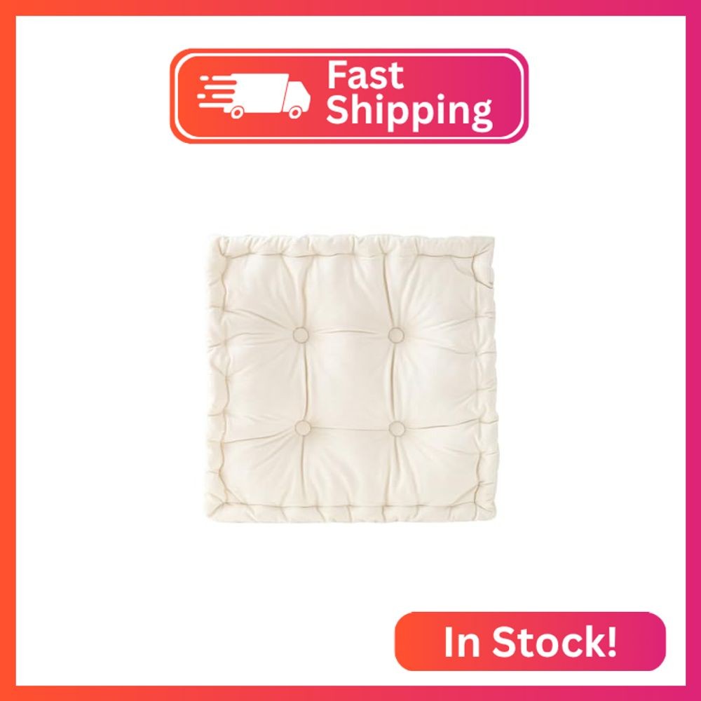 vctops Chair Cushion for Dining Chair, Soft Velvet Square Seat Cushion with Ties