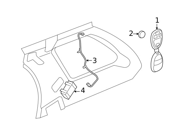 Genuine GM Antenna 25877325