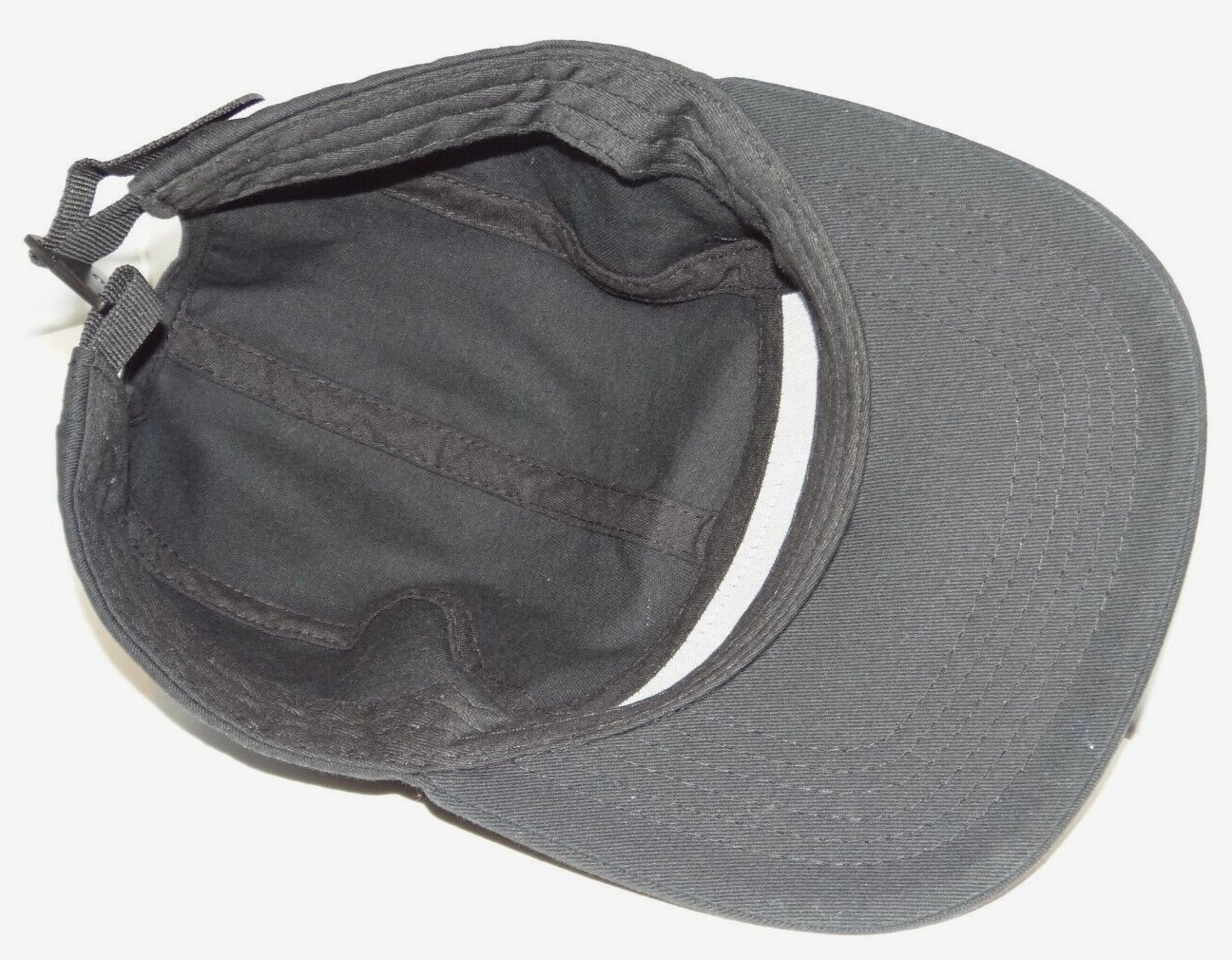 Walrus Audio Strap back Baseball Cap Hat Howling Wolf Patch Five Panel Black