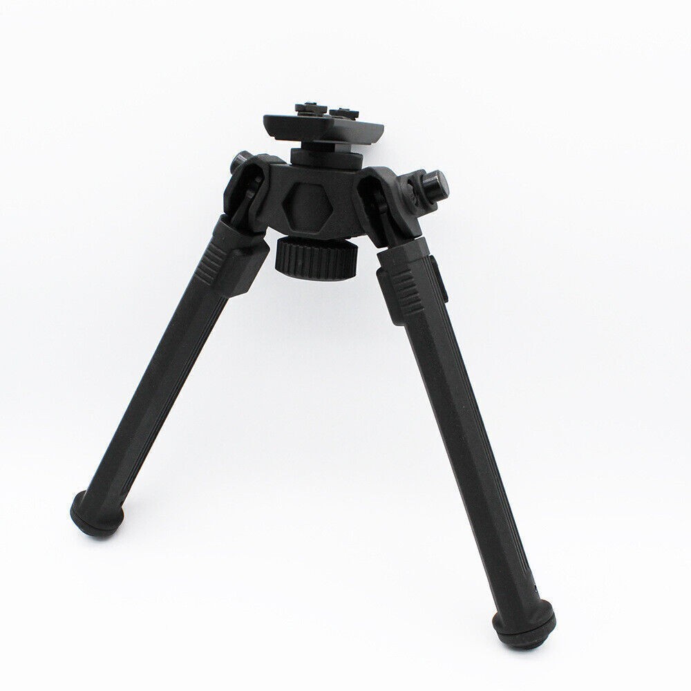 Tactical Rifle Bipod For M-lok Rail Mount 7.6" - 10.6" Adjustable Hunting Bipod