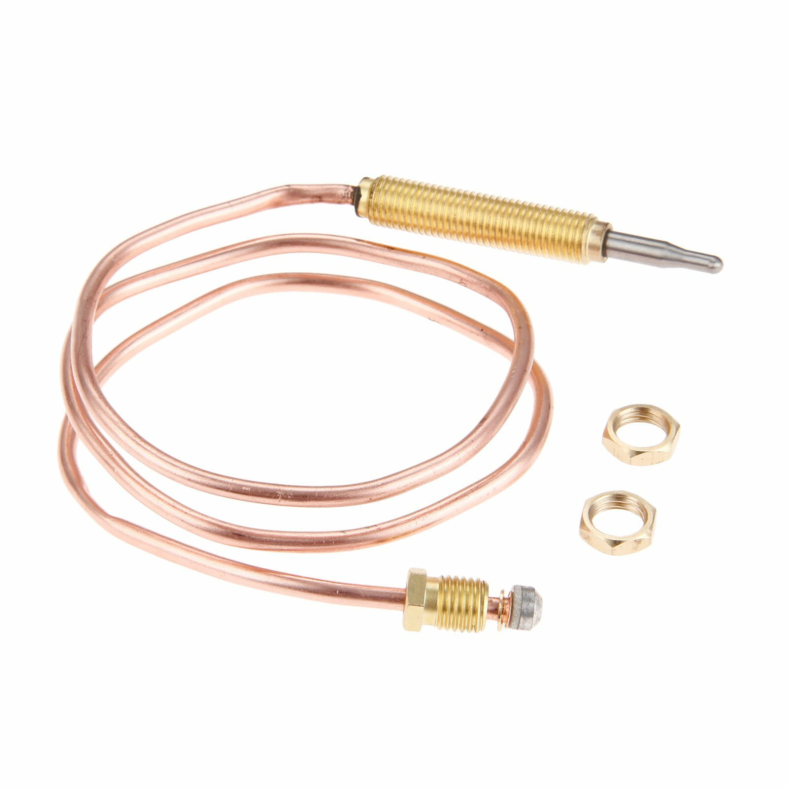600mm Gas Thermocouple M8x1 End Nut and Head Tip for BBQ Grill Fire Pit Heater