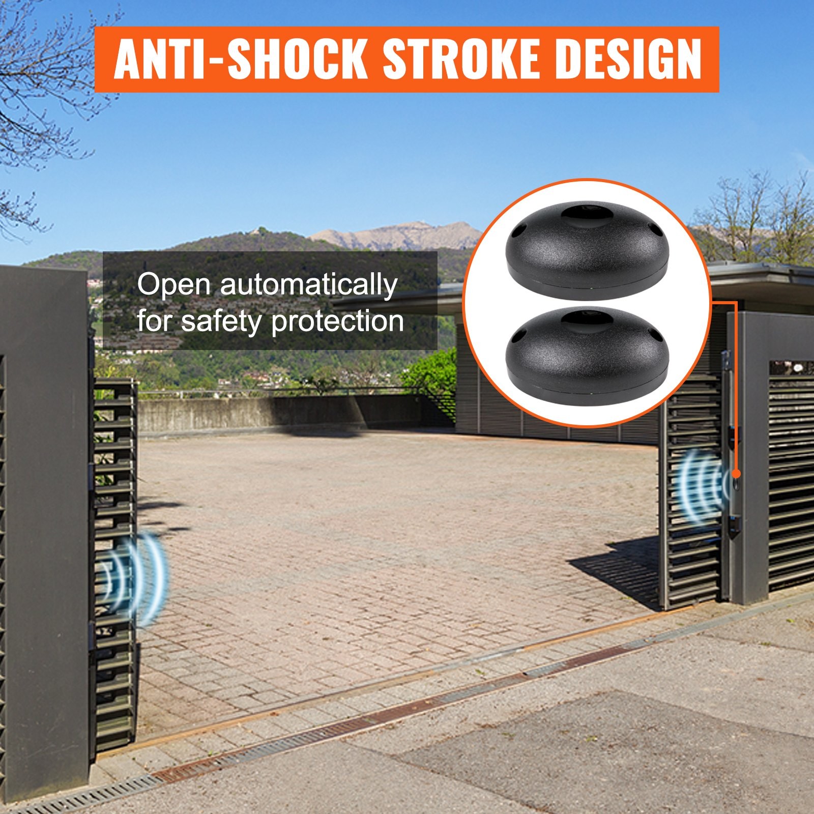 3300lbs Automatic Sliding Gate Opener Driveway Operator Infrared Sensor