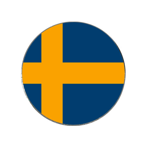 Sweden Flag Golf Ball Marker