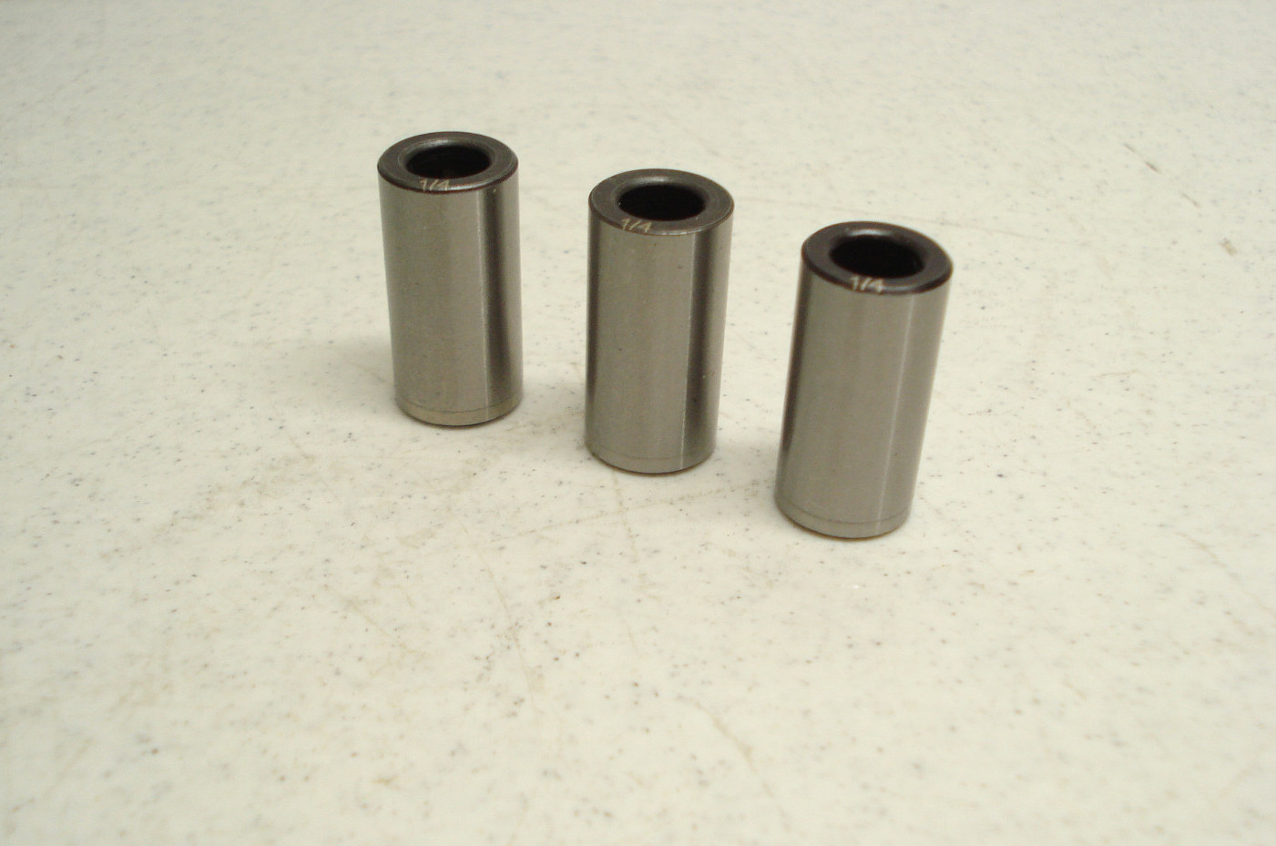 Lot of 3 – MSC P Bushing, 07016868 Headless Press Fit, Wc Bore -1/4″ x 1/2″X 1″