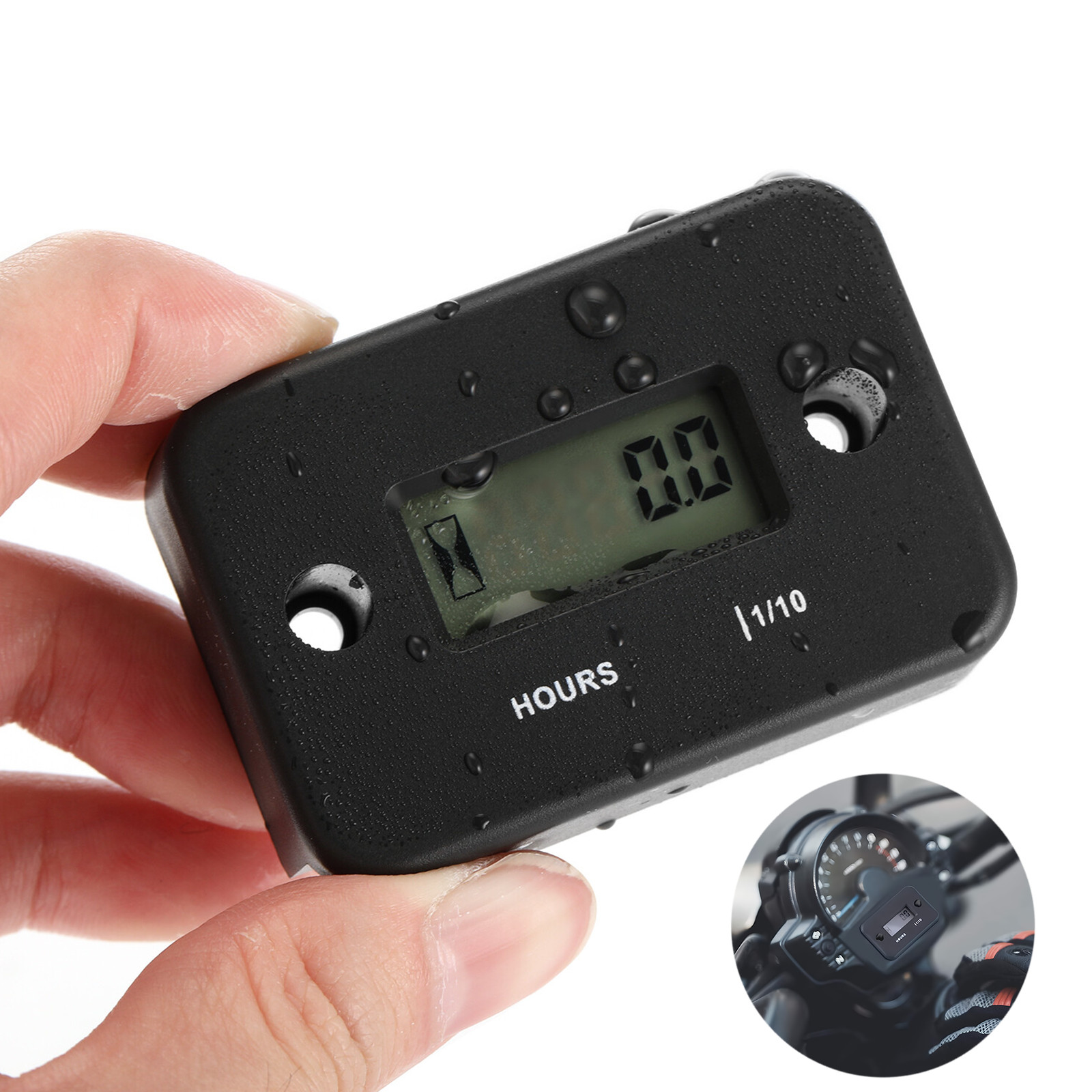 Inductive Maintenance Hour Meter Small Gas Engine Waterproof For Lawn Mower --US