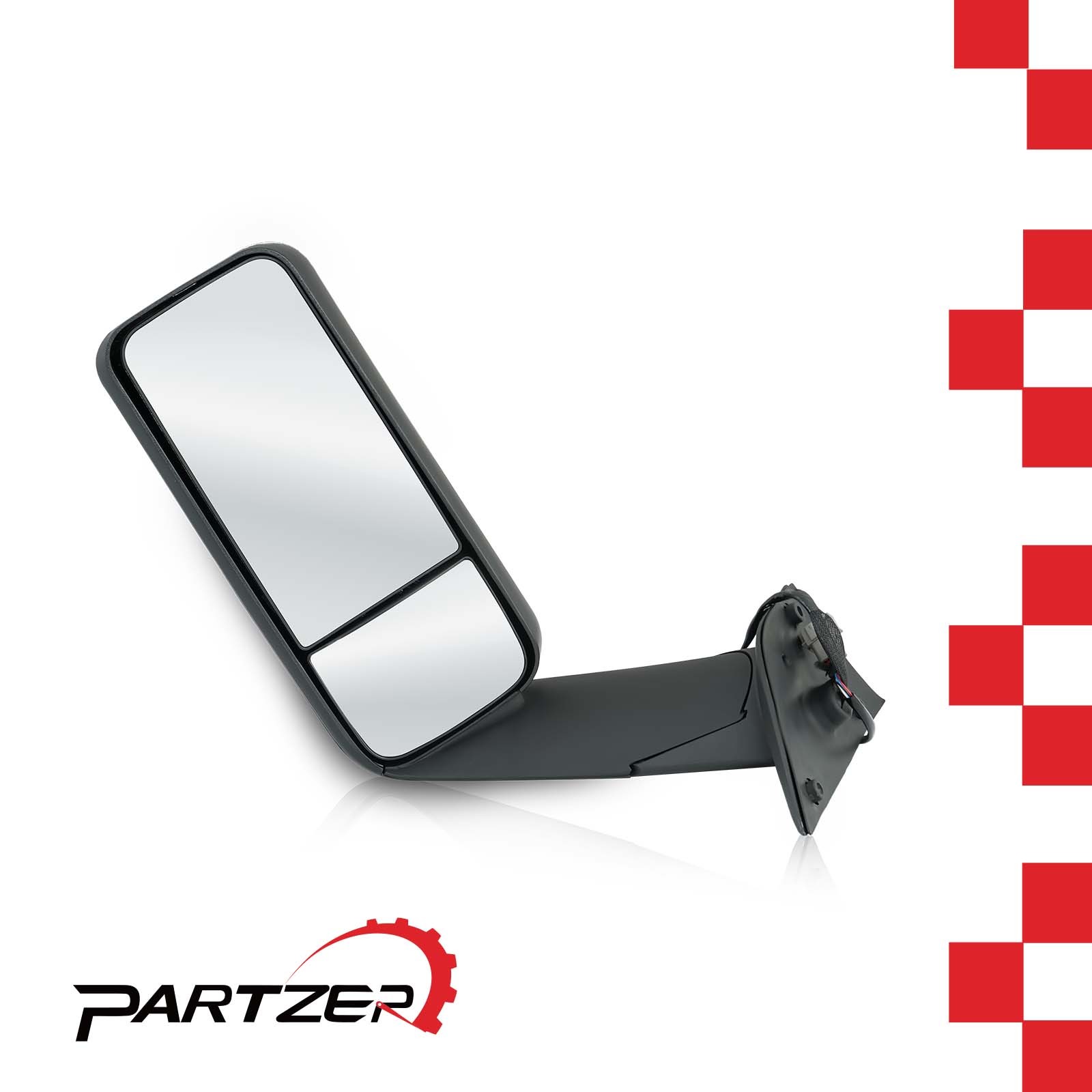 Left Chrome Heated Door Mirror Fit Freightliner Cascadia 2018-2023 Driver Side