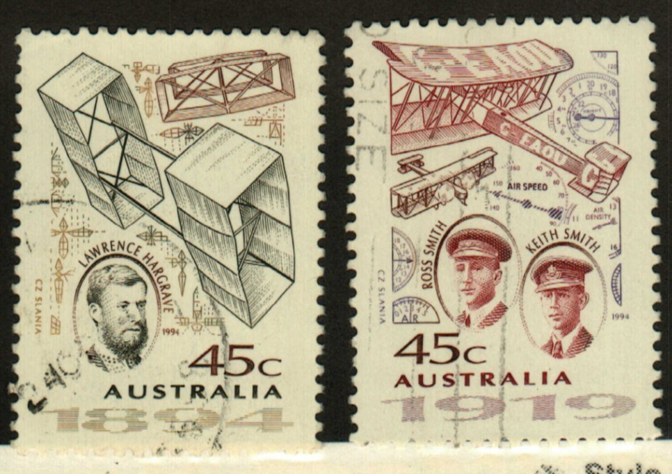 Australia #1381-2 used aviators