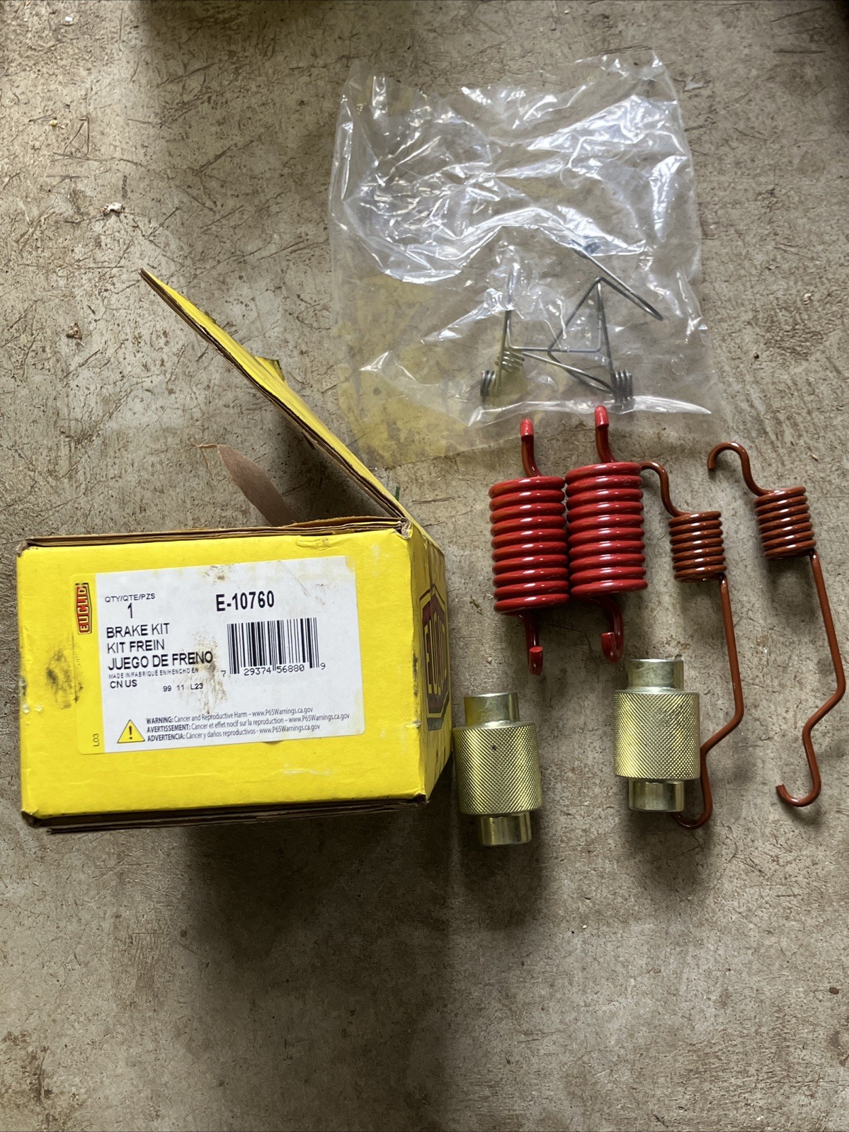 EUCLID E-10760 Air Brake Repair Kit Nos