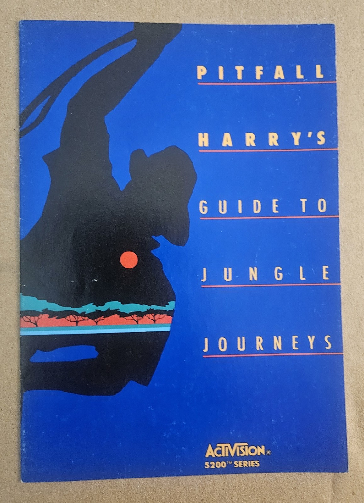 Activision Pitfall! Strategy Guide Pitfall Harry Fold-out Booklet 1983