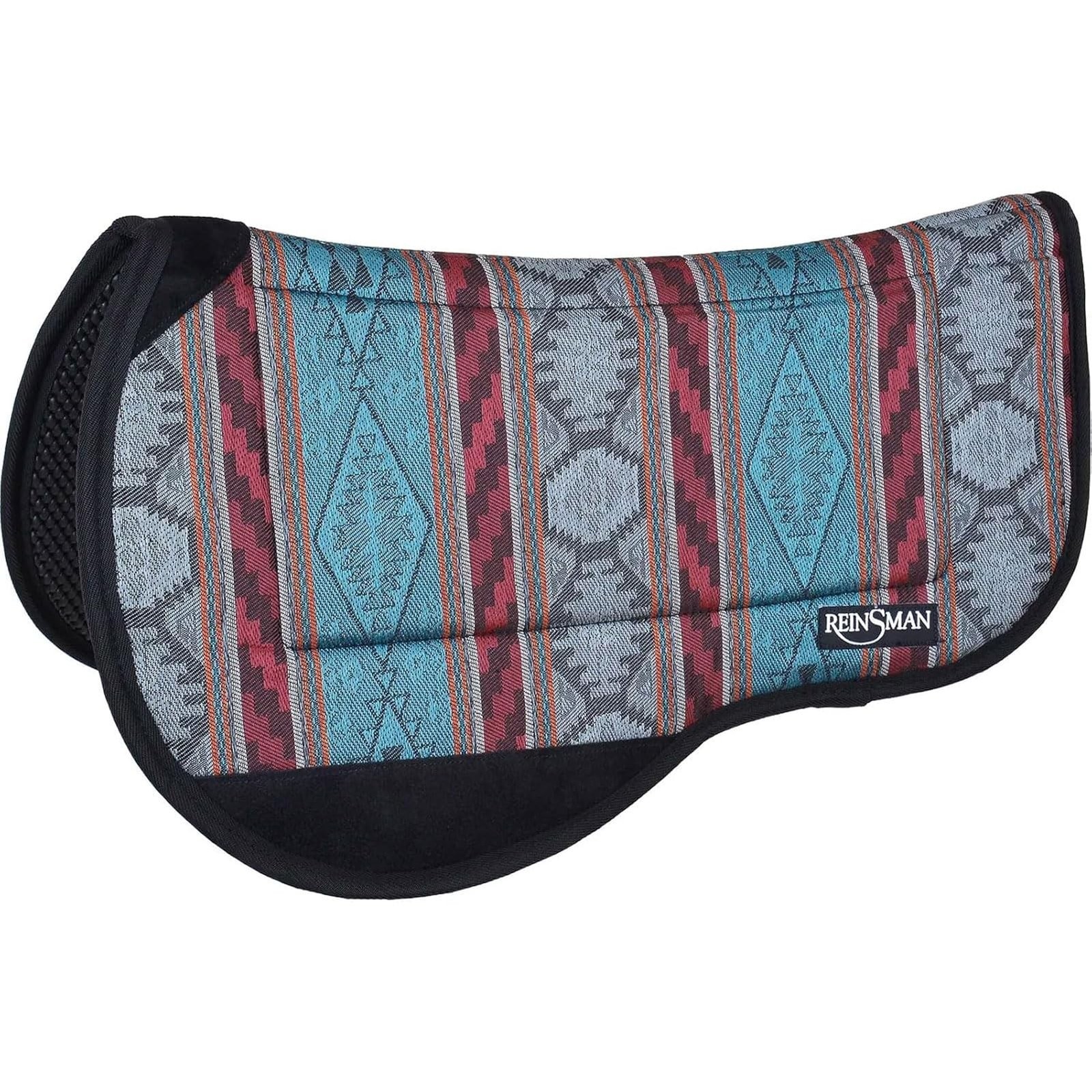 Reinsman Contoured Trail Pad with Breathable Non-Slip Tacky Too Bottom - Comf...