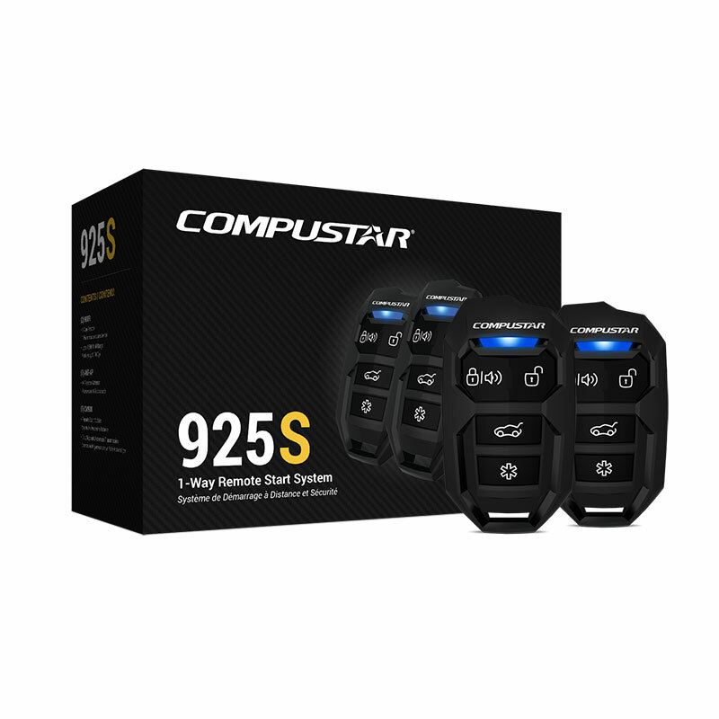 6 PACK Compustar CS925S 1-Way Remote Start System W/Keyless 2-4 Button Remotes
