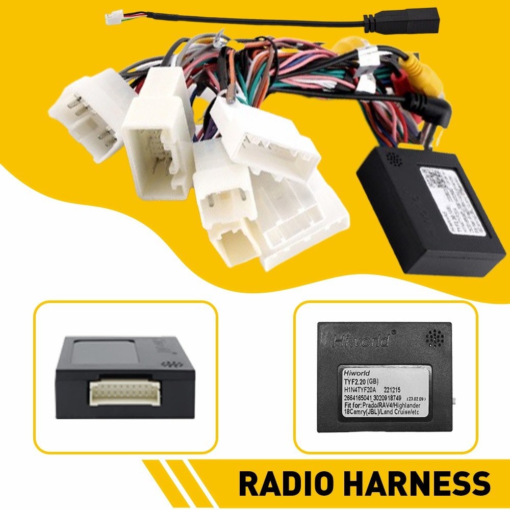 Fit Toyota Sienna Radio Stereo Wire Car Harness Cable Adapter JBL w/ Canbus BOX