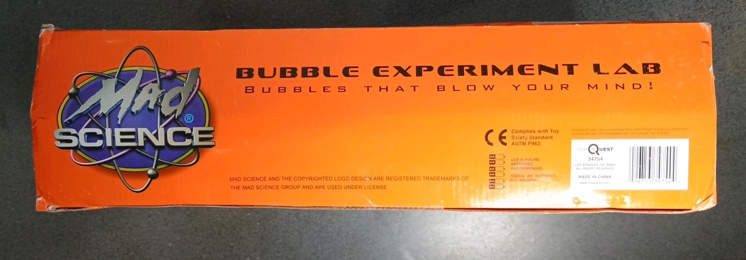 Mad Science Bubble Experiment Lab