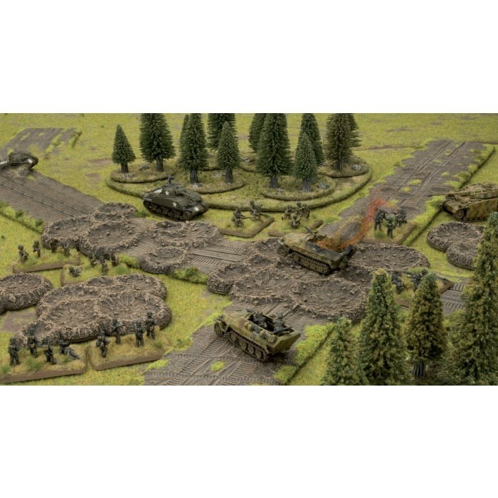 Battlefront Miniatures Flames of War Cratered Rural Roads Terrain FOW BB143