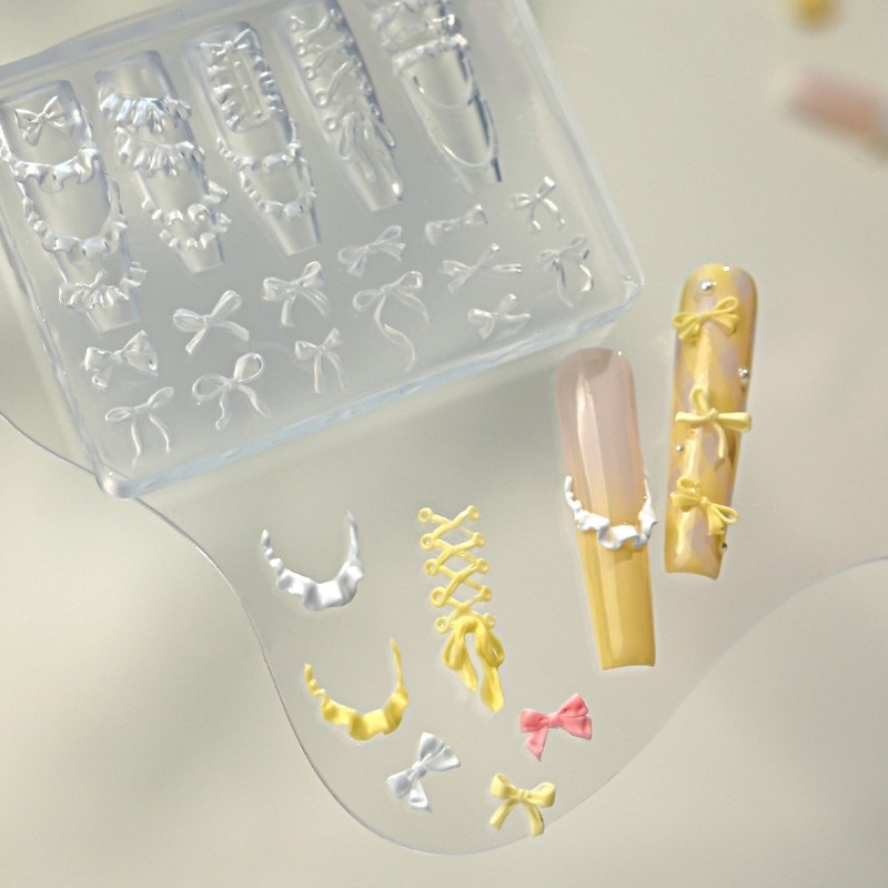 High Elastics Silicone Crafting Mould With Detailed Floral Embossing