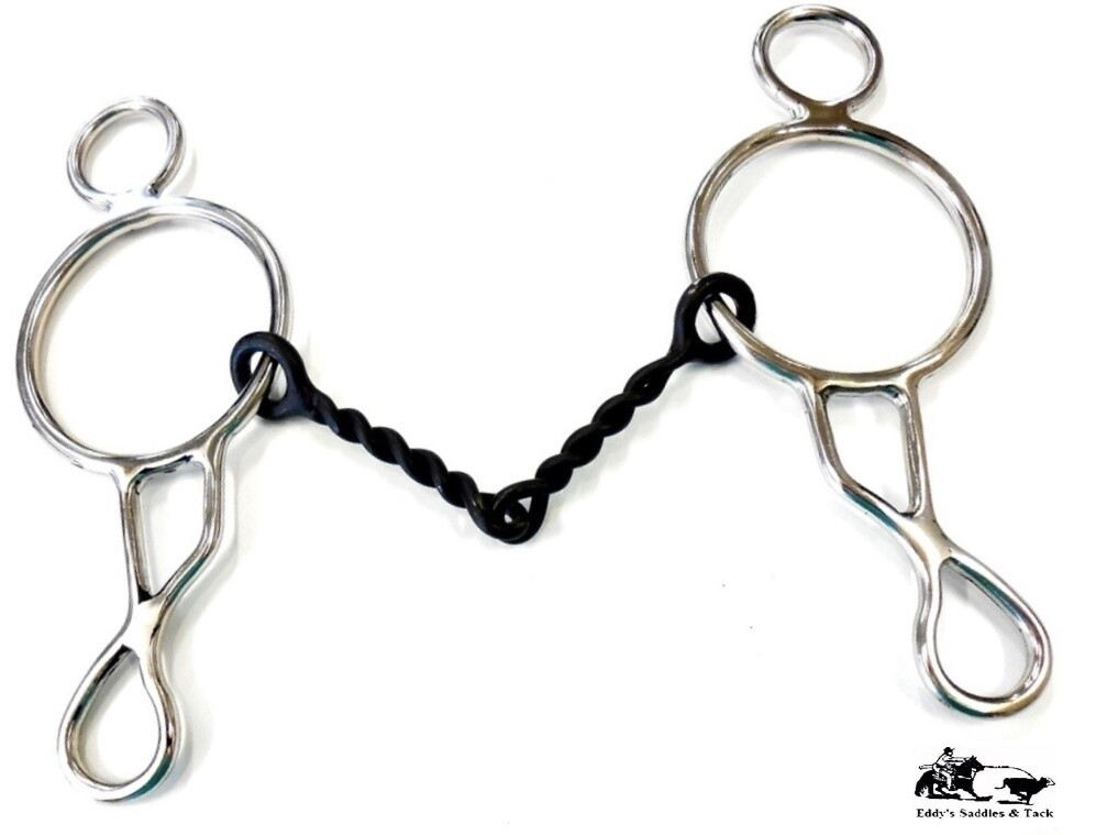 Original Wonder Bit 5" Sweet Iron Twist Wire Mouth Stainless Eddy's Tack