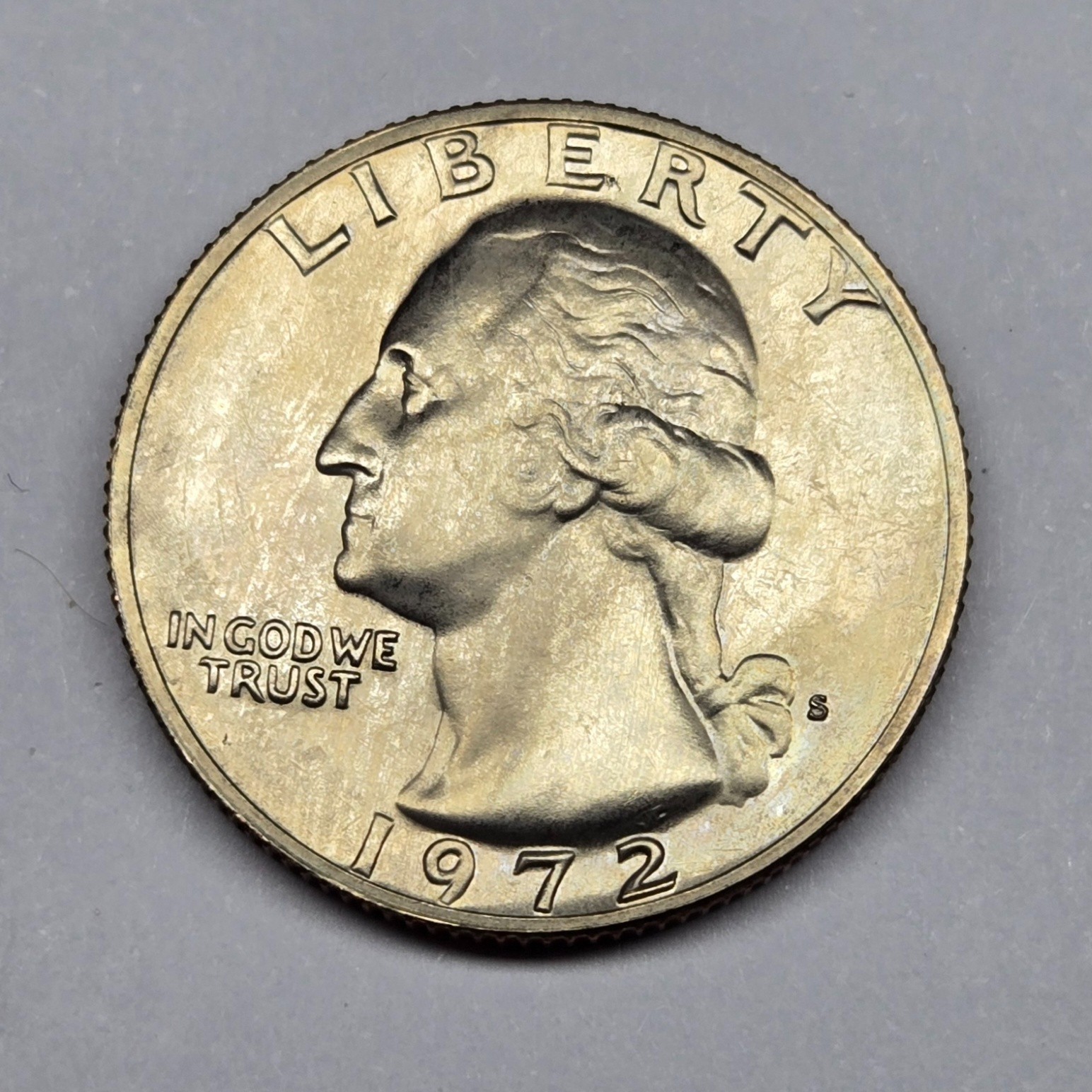 1972-S Washington Quarter San Francisco Mint